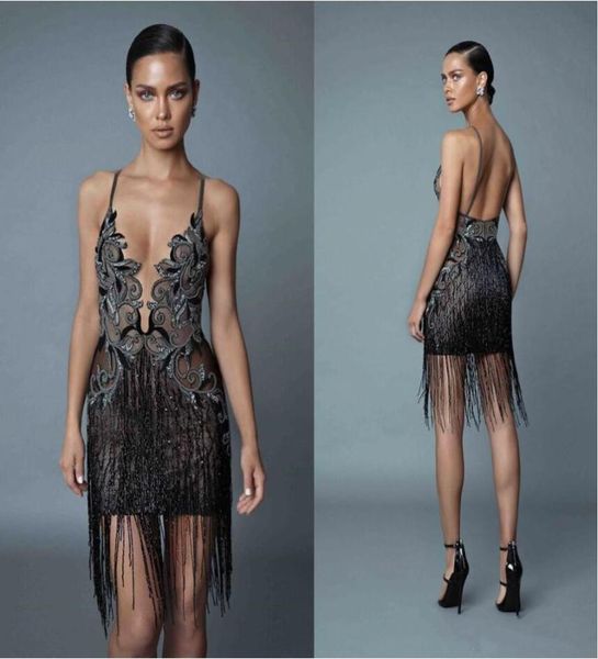 2019 berta tassel black cocktail dresses backless spaghetti neck lace appliqued beads prom dress see through mini evening gow7591643
2019 berta tassel black cocktail dresses backless spaghetti neck lace appliqued beads prom dress see through mini evening gow7591643