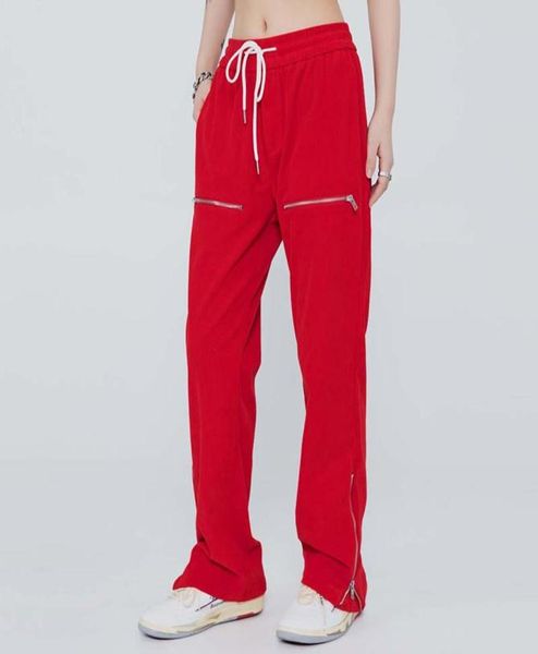 ankle zipper pockets solid color drawstring corduroy casual trousers men and women streetwear retro oversized loose track pants1560306, Black
ankle zipper pockets solid color drawstring corduroy casual trousers men and women streetwear retro oversized loose track pants1560306, Black