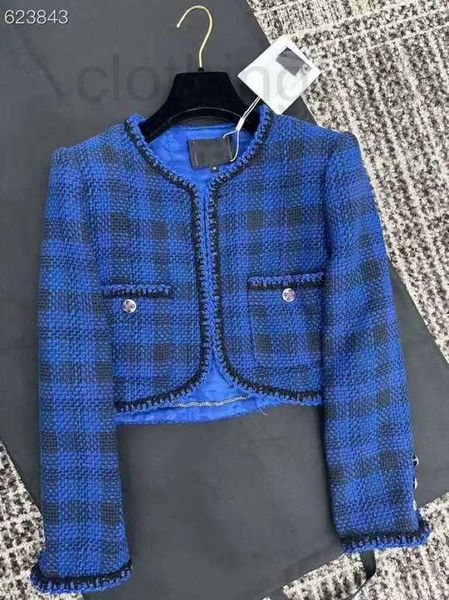 women's jackets designer 2023 summer blue classic elegant slim fit silhouette round neck two pockets wool short coat women fr55, Black;brown
women's jackets designer 2023 summer blue classic elegant slim fit silhouette round neck two pockets wool short coat women fr55, Black;brown