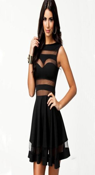 elegant vintage black mesh insert skater dress peplum new fashion summer dress women casual dress65280286028741, White;black
elegant vintage black mesh insert skater dress peplum new fashion summer dress women casual dress65280286028741, White;black
