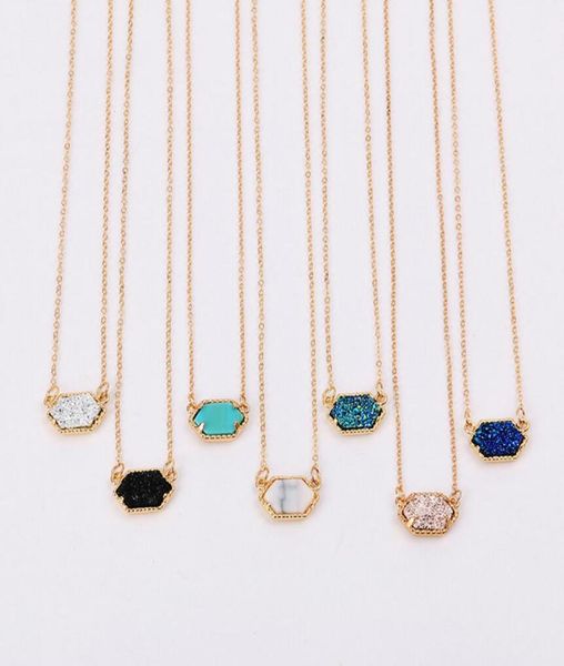 wholefashion druzy drusy pendant necklaces silver gold plated popular faux stone turquoise necklaces for women lady jewelry2806692
wholefashion druzy drusy pendant necklaces silver gold plated popular faux stone turquoise necklaces for women lady jewelry2806692