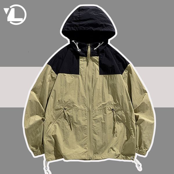 mens jackets patchwork lightweight jacket men women hooded sunscreen loose casual thin windbreak outdoors icy sensation outwear upf50 230810, Black;brown
mens jackets patchwork lightweight jacket men women hooded sunscreen loose casual thin windbreak outdoors icy sensation outwear upf50 230810, Black;brown