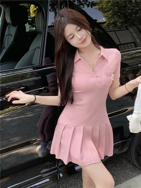 urban dresses zoki slim women pleated dress korean sweet short sleeve pink dress summer turn down collar preppy style fashion lady dress 230, White;black
urban dresses zoki slim women pleated dress korean sweet short sleeve pink dress summer turn down collar preppy style fashion lady dress 230, White;black
