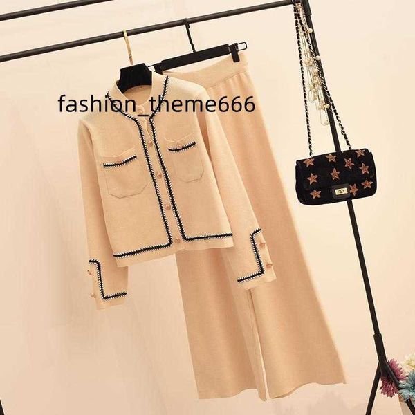 fashion ladies two piece sets spring autumn women clothes o-neck knitted cardigans coat + casual loose knit pants suit women's, White
fashion ladies two piece sets spring autumn women clothes o-neck knitted cardigans coat + casual loose knit pants suit women's, White