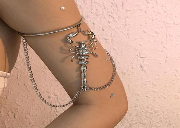 bangle gothic metal gold silver scorpion upper arm ring bracelet hand jewelry for girl halloween round cuff armlet armband7426908, Black
bangle gothic metal gold silver scorpion upper arm ring bracelet hand jewelry for girl halloween round cuff armlet armband7426908, Black