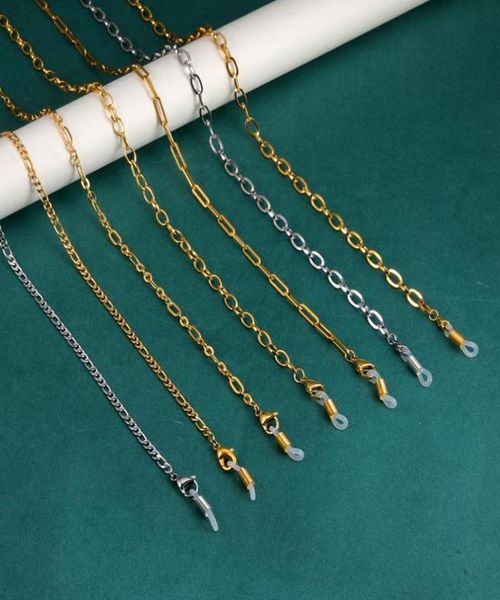 chains gold color face masks chain necklace for women men stainless steel glasses holder sunglasses strap rope neck cord9207463, Silver
chains gold color face masks chain necklace for women men stainless steel glasses holder sunglasses strap rope neck cord9207463, Silver