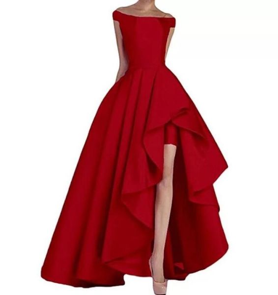 2018 new arrival off shoulder vestidos de fiesta high low long satin evening prom dresses asymmetrical formal party gowns44785606923453, Black
2018 new arrival off shoulder vestidos de fiesta high low long satin evening prom dresses asymmetrical formal party gowns44785606923453, Black
