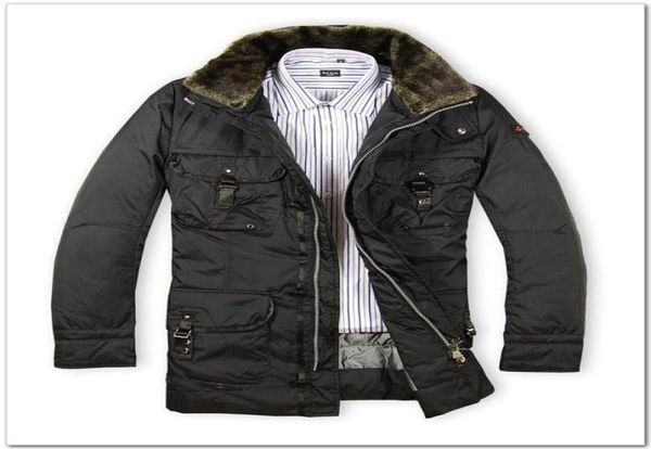 men coat multipocket belt fur collar male men turndown collar down jacket2232410, Black
men coat multipocket belt fur collar male men turndown collar down jacket2232410, Black