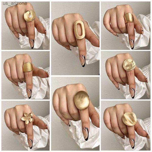 allyes irregular chunky gold silver color rings for women men personality elastic rope adjustable finger ring fashion jewelry l230620
allyes irregular chunky gold silver color rings for women men personality elastic rope adjustable finger ring fashion jewelry l230620