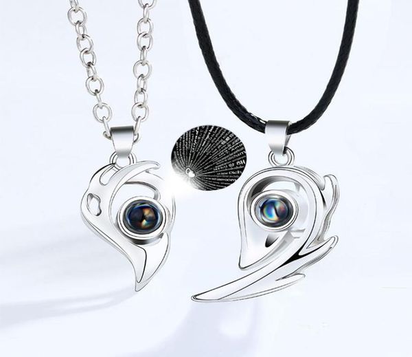 pendant necklaces 2pcs magnetic heart couple 100 languages i love you projection necklace for women men fashion jewelry2923809, Silver
pendant necklaces 2pcs magnetic heart couple 100 languages i love you projection necklace for women men fashion jewelry2923809, Silver