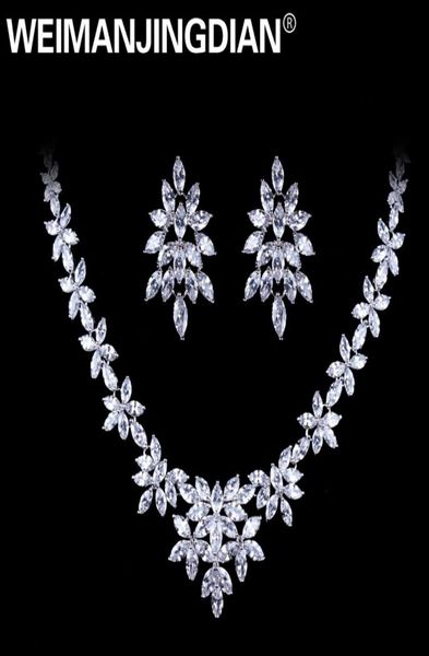 weimanjingdian white gold color plated cubic zirconia floral design zircon cz necklace earring wedding jewelry sets d18101002173575690415, Silver
weimanjingdian white gold color plated cubic zirconia floral design zircon cz necklace earring wedding jewelry sets d18101002173575690415, Silver