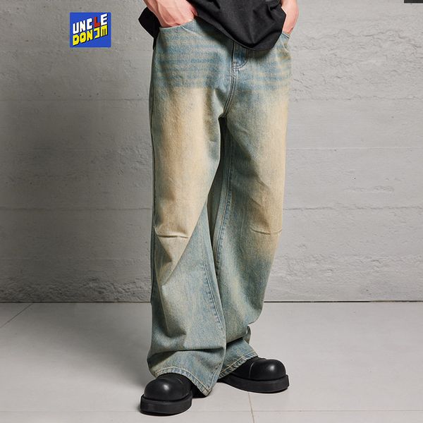 mens jeans straight denim pure cotton basic light blue springsummer baggy streetwear pants for men 230809
mens jeans straight denim pure cotton basic light blue springsummer baggy streetwear pants for men 230809