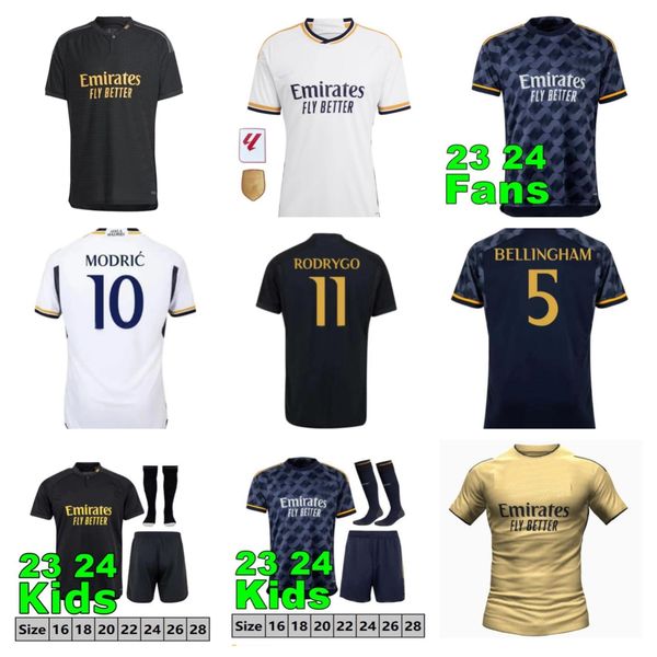 2023 2024 soccer jerseys 22 23 24 football shirt real madrids camavinga alaba modric valverde fourth camiseta men and kids uniforms vini jr, Black;yellow
2023 2024 soccer jerseys 22 23 24 football shirt real madrids camavinga alaba modric valverde fourth camiseta men and kids uniforms vini jr, Black;yellow