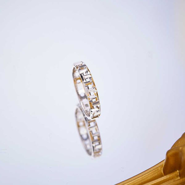 famous brand new narrow edition true ring cnc textured hollow double t couple light luxury fashion pair, Silver
famous brand new narrow edition true ring cnc textured hollow double t couple light luxury fashion pair, Silver