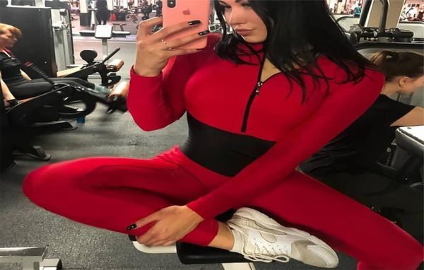 long sleeve pants zip up jumpsuit women fitness romper tracksuit one piece outfit overalls female jump suit workout sportswear t209442455, Black;white
long sleeve pants zip up jumpsuit women fitness romper tracksuit one piece outfit overalls female jump suit workout sportswear t209442455, Black;white