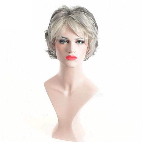 short curly synthetic wigs for elder women american african afro hair white grey wig heat resistant85068307841571, Black
short curly synthetic wigs for elder women american african afro hair white grey wig heat resistant85068307841571, Black