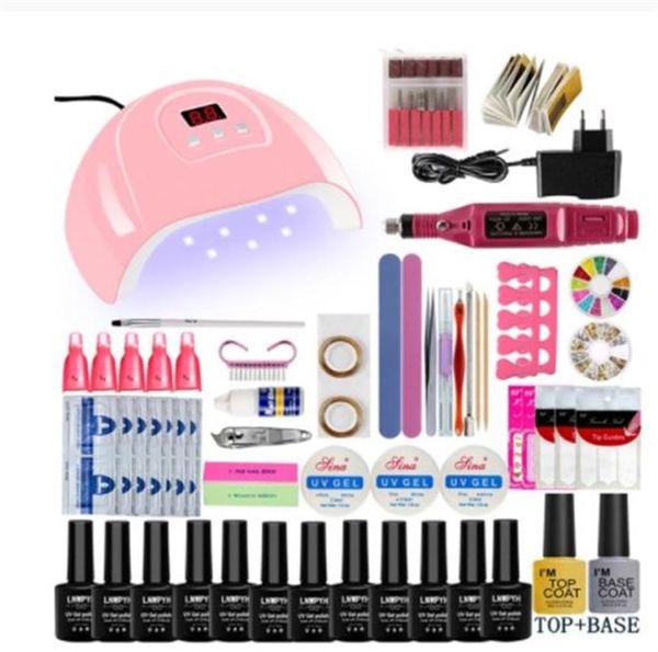 nail set uv led lamp dryer with 12pcs gel polish kit soak off manicure tools electric drill for art tools192m4610789
nail set uv led lamp dryer with 12pcs gel polish kit soak off manicure tools electric drill for art tools192m4610789