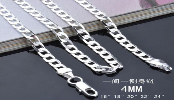 fashion mens jewelry 925 sterling silver plated 4mm 1624inches chain necklace 8753219
fashion mens jewelry 925 sterling silver plated 4mm 1624inches chain necklace 8753219