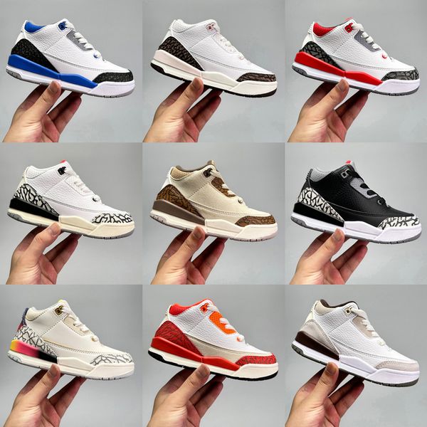 3 basketball kids shoes jumpan 3s cardinal red pine green boys girls children shoes hyper royal university blue trainers baby bred daimond d, Black
3 basketball kids shoes jumpan 3s cardinal red pine green boys girls children shoes hyper royal university blue trainers baby bred daimond d, Black