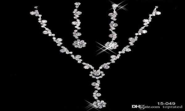 15049 bridal jewelry necklace alloy plated rhinestones pearls crystal jewelry set for wedding bride bridesmaid 8355420, White
15049 bridal jewelry necklace alloy plated rhinestones pearls crystal jewelry set for wedding bride bridesmaid 8355420, White