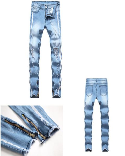 men039s distressed ripped jeans fashion mens jeans slim motorcycle moto biker causal mens denim pants hip hop men jeans4394668, Blue
men039s distressed ripped jeans fashion mens jeans slim motorcycle moto biker causal mens denim pants hip hop men jeans4394668, Blue