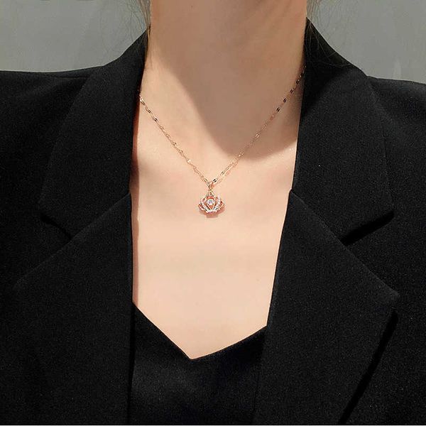 smart crown jumping heart pendant necklace for women's versatile light luxury design sense collar chain neckchain price, Silver
smart crown jumping heart pendant necklace for women's versatile light luxury design sense collar chain neckchain price, Silver