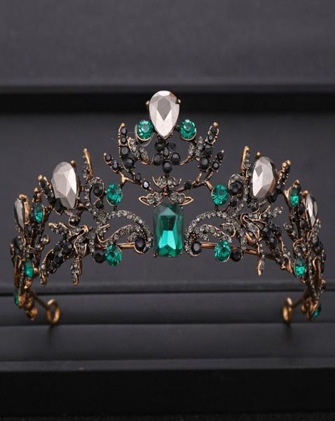 vintage green crystal tiaras black rhinestone queen crown luxuriou baroque bridal wedding tiara pageant hair jewelry accessories6501099, Slivery;golden
vintage green crystal tiaras black rhinestone queen crown luxuriou baroque bridal wedding tiara pageant hair jewelry accessories6501099, Slivery;golden