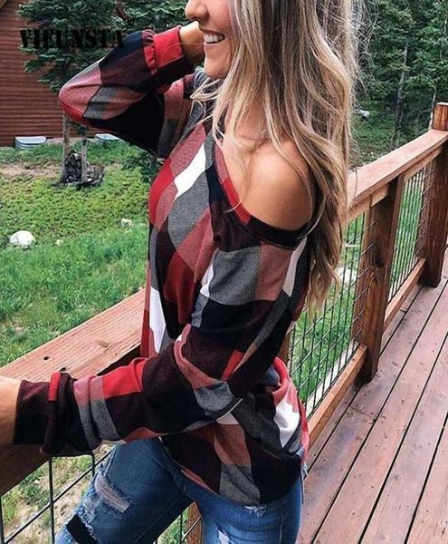 vieunsta off shoulder women shirt autumn plaid print long sleeve blouse shirt fashion plus size loose streetwear blusa2702300, White
vieunsta off shoulder women shirt autumn plaid print long sleeve blouse shirt fashion plus size loose streetwear blusa2702300, White