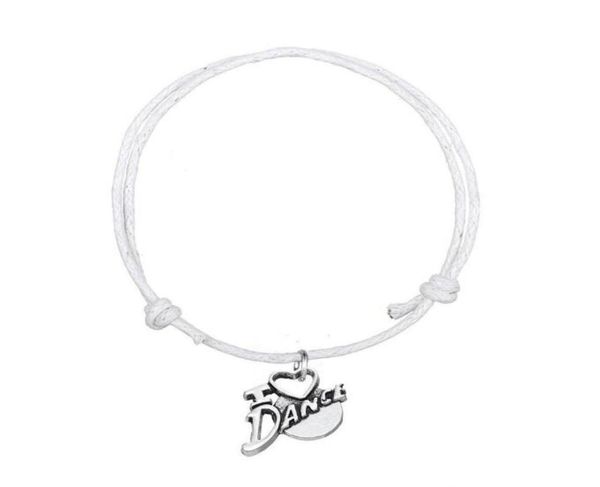 jf044 new fashion bracelet handmade jewelry i love dance charm bracelet colorful korean adjustable wax cord bracelet6129569, Golden;silver
jf044 new fashion bracelet handmade jewelry i love dance charm bracelet colorful korean adjustable wax cord bracelet6129569, Golden;silver
