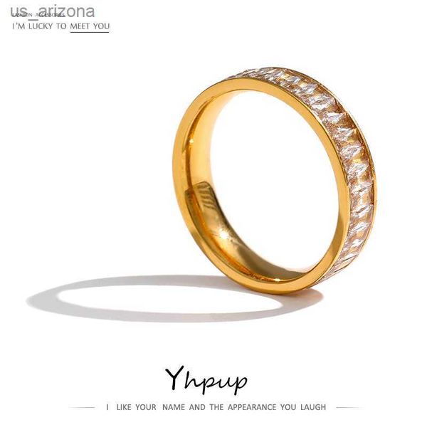 yhpup stainless steel cubic zirconia ring fashion jewelry exquisite wedding engagement finger ring for women bijoux femme gift l230620, Silver
yhpup stainless steel cubic zirconia ring fashion jewelry exquisite wedding engagement finger ring for women bijoux femme gift l230620, Silver