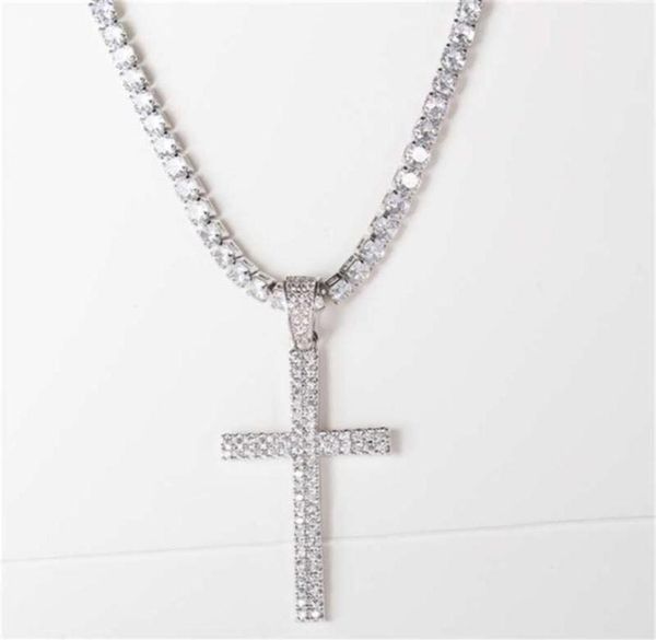 karopel hip hop micro pave zircon cross pendant crystal custom size tennis chain necklace ice out chains around the neck 2109292797009263, Silver
karopel hip hop micro pave zircon cross pendant crystal custom size tennis chain necklace ice out chains around the neck 2109292797009263, Silver