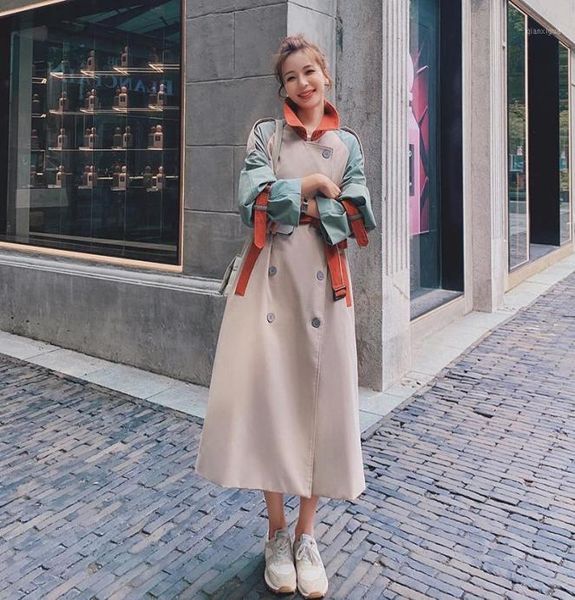 windbreaker female 2020 design stitching color contrast fashion trench coat new casual midlength women039s spring autumn coat 8763067, Tan;black
windbreaker female 2020 design stitching color contrast fashion trench coat new casual midlength women039s spring autumn coat 8763067, Tan;black