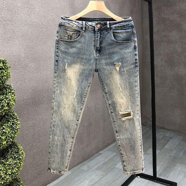 mens jeans trendy luxury vintage washed slim for men distressed stylish and comfortable solid design boyfriend casual blue 230809
mens jeans trendy luxury vintage washed slim for men distressed stylish and comfortable solid design boyfriend casual blue 230809
