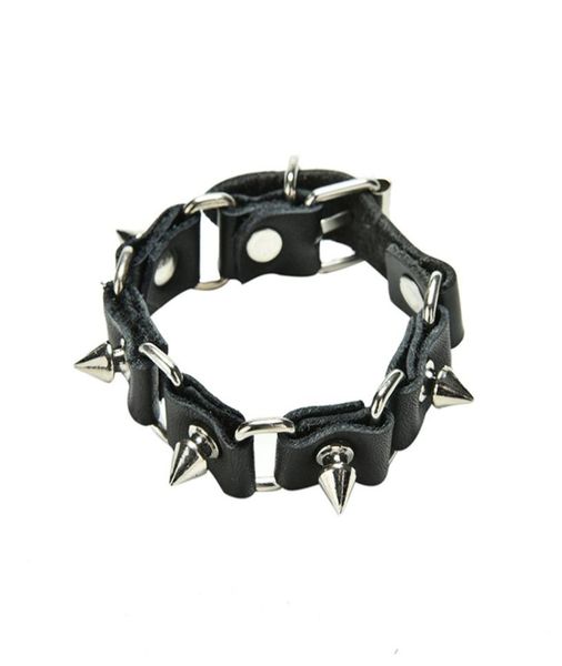 jettingbuy 1pc cool wolf tooth bangle fashion gothic metal cone stud spikes rivet leather wristband men punk style4376197, Golden;silver
jettingbuy 1pc cool wolf tooth bangle fashion gothic metal cone stud spikes rivet leather wristband men punk style4376197, Golden;silver