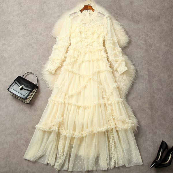 european and american women's clothing 2023 autumn new long sleeve stand collar gauze wooden ear edge fashion pleated dress xxl, Black;gray
european and american women's clothing 2023 autumn new long sleeve stand collar gauze wooden ear edge fashion pleated dress xxl, Black;gray