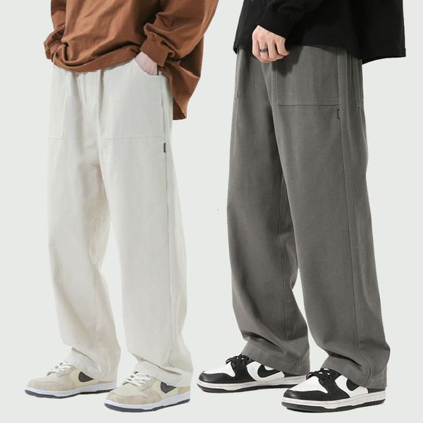 mens pants spring and autumn casual straight cut loose allmatch plain wide leg trousers long men 230809, Black
mens pants spring and autumn casual straight cut loose allmatch plain wide leg trousers long men 230809, Black