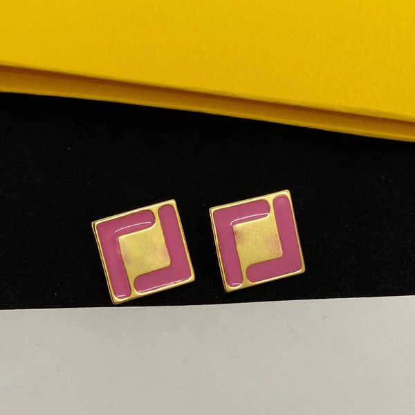luxury f letters designer brand stud earrings 18k gold retro vintage nice cute sweet pink love charm earings earring ear rings jewelry gift, Golden;silver
luxury f letters designer brand stud earrings 18k gold retro vintage nice cute sweet pink love charm earings earring ear rings jewelry gift, Golden;silver
