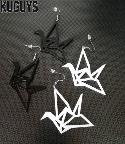 fashion jewelry dangle earring for womens acrylic drop earrings black white hollow out crane5241224, Silver
fashion jewelry dangle earring for womens acrylic drop earrings black white hollow out crane5241224, Silver