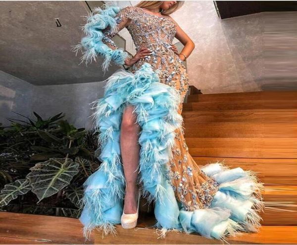 2020 new luxury sparkle beaded mermaid prom dresses ruffles feather crystal long prom gowns champagne formal dress one should2170062, Black
2020 new luxury sparkle beaded mermaid prom dresses ruffles feather crystal long prom gowns champagne formal dress one should2170062, Black