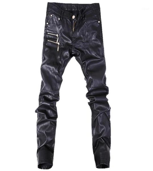 new fashion men leather pants skinny motorcycle straight jeans casual trousers size 2836 a10316260847, Blue
new fashion men leather pants skinny motorcycle straight jeans casual trousers size 2836 a10316260847, Blue