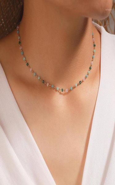 chokers bohemian green beads choker necklace for women charm party crystal chain clavicle female jewelry gift15292819, Golden;silver
chokers bohemian green beads choker necklace for women charm party crystal chain clavicle female jewelry gift15292819, Golden;silver
