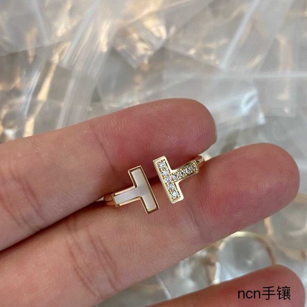 original v gold plated mijin natural white fritillaria hand set diamond double t ring with exquisite quality elegant and charming, Silver
original v gold plated mijin natural white fritillaria hand set diamond double t ring with exquisite quality elegant and charming, Silver