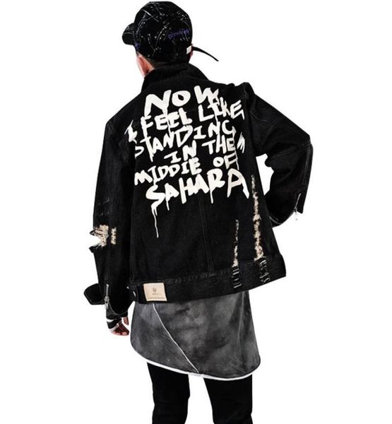 street clothing hip hop style jeans jacket mens jackets and coats denim men hole clothes cotton8965145, Black;brown
street clothing hip hop style jeans jacket mens jackets and coats denim men hole clothes cotton8965145, Black;brown