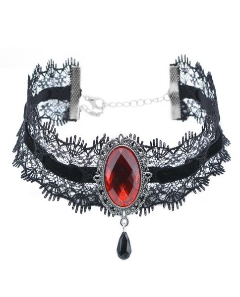 stylish lace choker velvet ribbon wine red acrylic stones collar crystal pendant necklace for charm women5214400, Silver
stylish lace choker velvet ribbon wine red acrylic stones collar crystal pendant necklace for charm women5214400, Silver