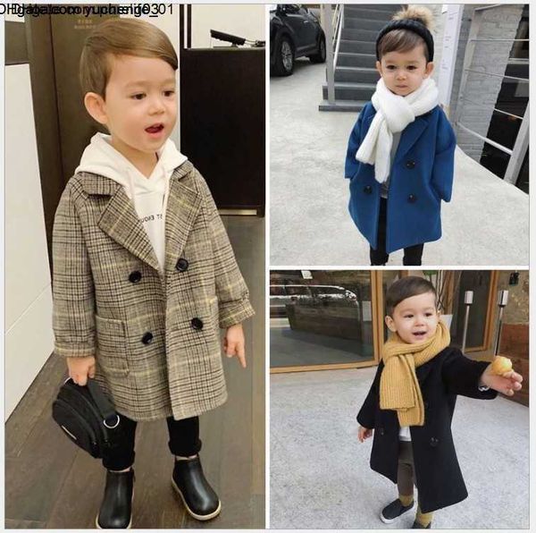 spring autumn baby boys woolen jackets coats long style handsome boy plaid outwear kids clothes children jacket, Blue;gray
spring autumn baby boys woolen jackets coats long style handsome boy plaid outwear kids clothes children jacket, Blue;gray