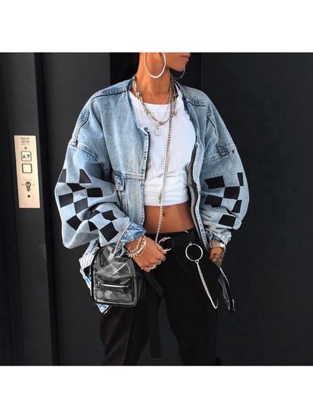 womens jackets jean jacket women denim autumn winter loose plaid zipper streewear hip hop coats ladies plus size 5xl 230809, Black;brown
womens jackets jean jacket women denim autumn winter loose plaid zipper streewear hip hop coats ladies plus size 5xl 230809, Black;brown