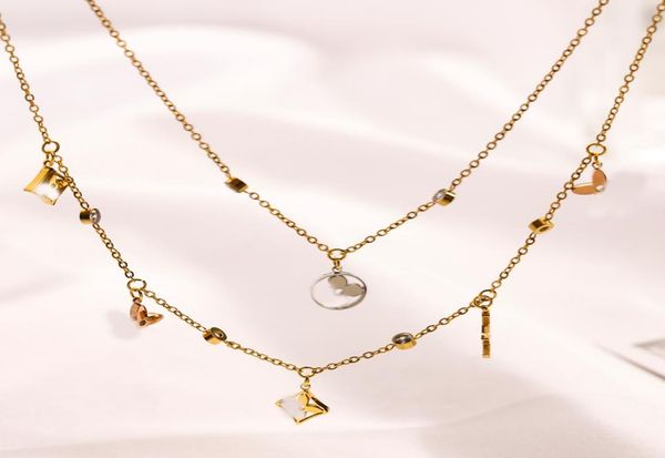 never fading 18k gold plated luxury brand designer pendants necklaces crystal stainless steel letter choker pendant necklace chain1209947, Silver
never fading 18k gold plated luxury brand designer pendants necklaces crystal stainless steel letter choker pendant necklace chain1209947, Silver