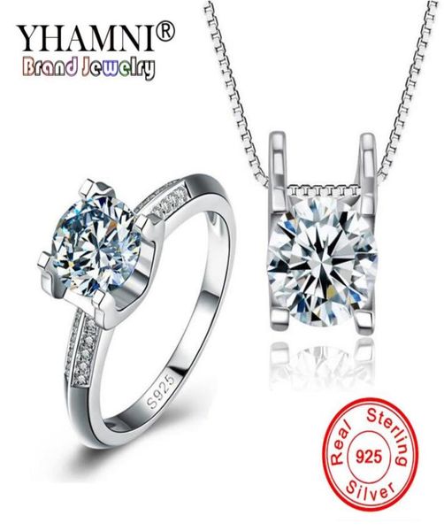 yhamni luxury original 925 sterling silver jewelry wedding sets sona cz zirconia jewelry ring collar accesorios sets tdz0373762424, Slivery;golden
yhamni luxury original 925 sterling silver jewelry wedding sets sona cz zirconia jewelry ring collar accesorios sets tdz0373762424, Slivery;golden
