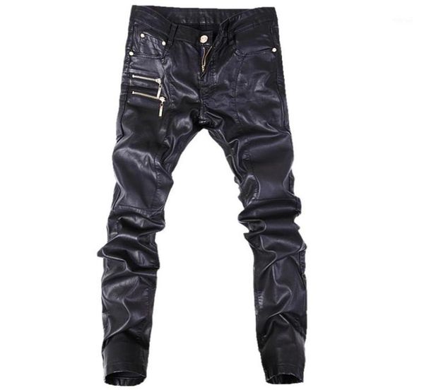 new fashion men leather pants skinny motorcycle straight jeans casual trousers size 2836 a10312912713, Blue
new fashion men leather pants skinny motorcycle straight jeans casual trousers size 2836 a10312912713, Blue