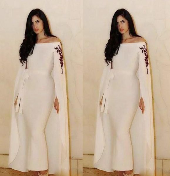 saudi arabic mermaid evening dresses with capewraps sash ribbon ankle length prom dress custom made off the shoulder aso ebi part8734550, Black;red
saudi arabic mermaid evening dresses with capewraps sash ribbon ankle length prom dress custom made off the shoulder aso ebi part8734550, Black;red